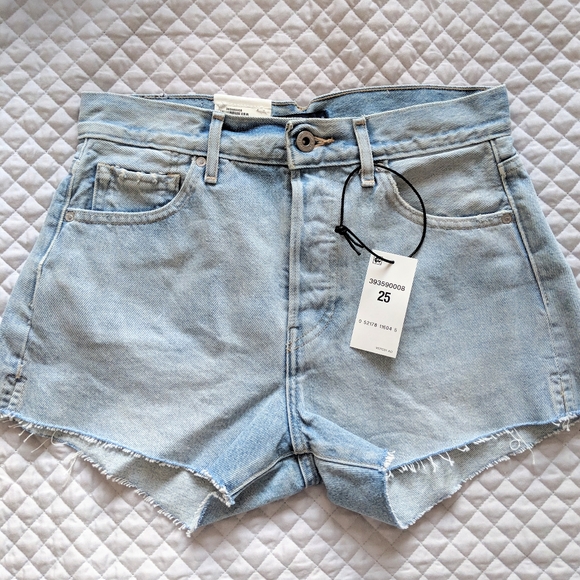 SALE!โจ Levi's Shorts Made & Crafted High Rise NWT - Picture 5 of 8
